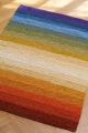 Handwebteppich Regenbogen, 70x140 cm